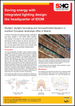 Saving energy with integrated lighting design: the headquarter of IDOM